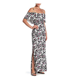NWT~Tart Collection Tacita Off‎ Shoulder Maxi Dress In Wings Pattern~XS